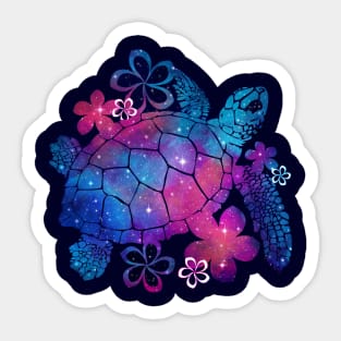 Sea Turtle in the Stars Sticker